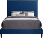 Harlie Velvet Upholstered Bed - Image 3
