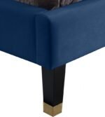 Harlie Velvet Upholstered Bed - Image 8