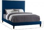 Harlie Velvet Upholstered Bed - Image 10