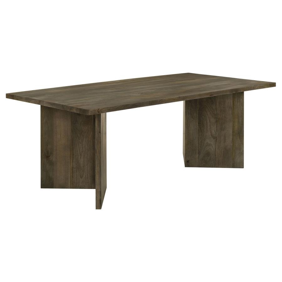130511_02x900.jpg TYLER 80-INCH SOLID WOOD DINING TABLE MANGO BROWN - Image 1