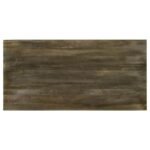 TYLER 80-INCH SOLID WOOD DINING TABLE MANGO BROWN - Image 6