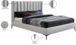 Nadia Velvet Upholstered Bed - Image 11