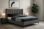 Nadia Velvet Upholstered Bed - Image 2