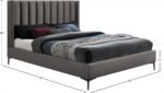 Nadia Velvet Upholstered Bed - Image 10