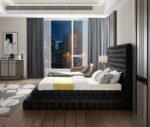 Revel Velvet Upholstered Bed - Image 5
