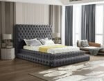 Revel Velvet Upholstered Bed - Image 2