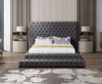 Revel Velvet Upholstered Bed - Image 4