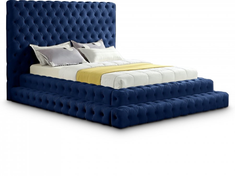 13293.jpg Revel Velvet Upholstered Bed - Image 1