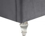 Kira Velvet Upholstered Bed - Image 7