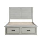 1337K-1EK* Eastern King Platform Bed with Storage Footboard and Side Rails - Image 2