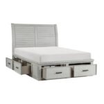 1337K-1EK* Eastern King Platform Bed with Storage Footboard and Side Rails - Image 5