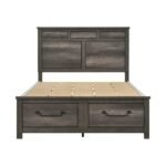1342K-1CK* California King Platform Bed with Footboard Storage - Image 2