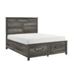 1342K-1CK* California King Platform Bed with Footboard Storage - Image 3