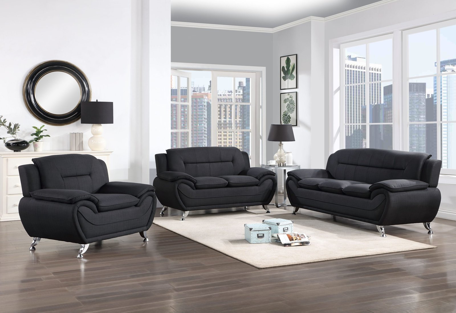 1360-4.jpg 2 Piece Sofa and Loveseat - 1360 - Image 1