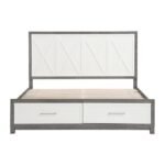 1366K-1CK* California King Platform Bed with Footboard Storage - Image 2