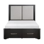 1381K-1EK* Eastern King Platform Bed with Footboard Storage