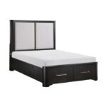 1381K-1EK* Eastern King Platform Bed with Footboard Storage - Image 2