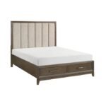 1422KN-1EK* Eastern King Platform Bed with Footboard Storage - Image 3