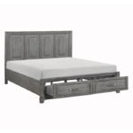 1450K-1EK* Eastern King Platform Bed with Footboard Storage - Image 5