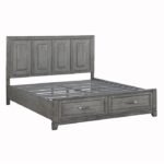 1450K-1EK* Eastern King Platform Bed with Footboard Storage - Image 4
