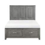 1450F-1* Full Platform Bed with Footboard Storage