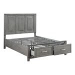 1450F-1* Full Platform Bed with Footboard Storage - Image 4