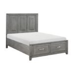 1450F-1* Full Platform Bed with Footboard Storage - Image 3