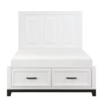 1450WHF-1* Full Platform Bed with Footboard Storage