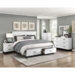 1450WHK-1EK* Eastern King Platform Bed with Footboard Storage - Image 5