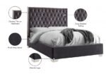 Lexi Velvet Upholstered Bed - Image 4