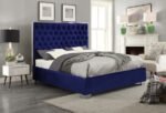 Lexi Velvet Upholstered Bed - Image 2