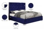 Lexi Velvet Upholstered Bed - Image 4