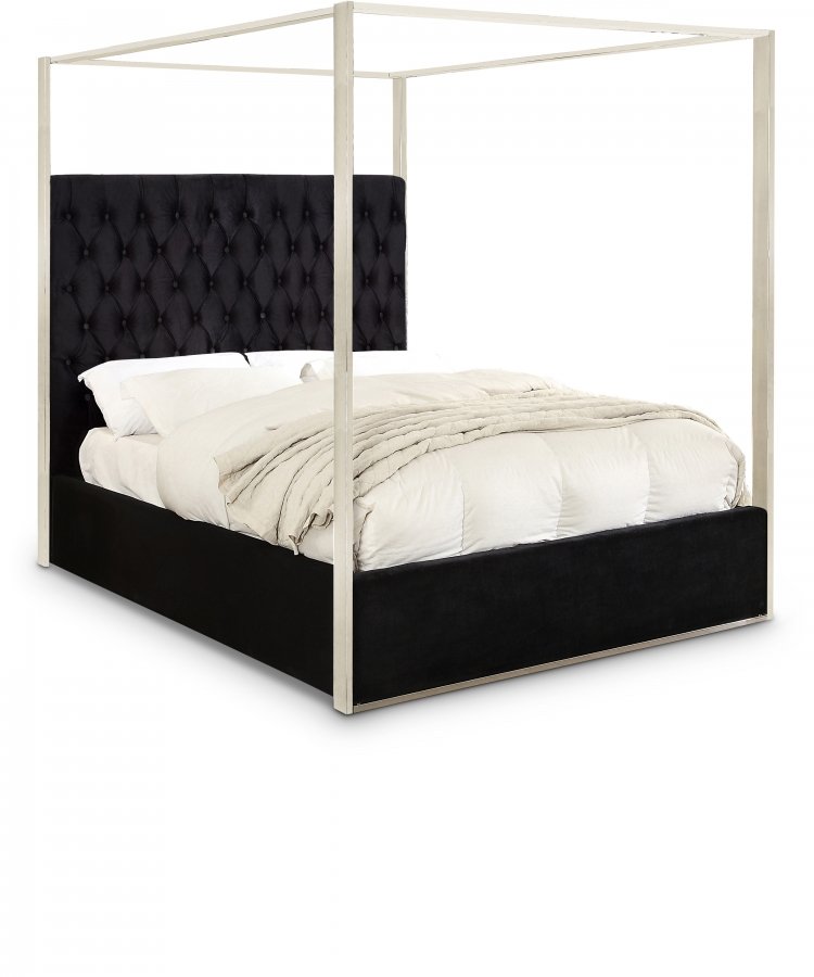 1497.jpg Porter Velvet Upholstered Bed - Image 1