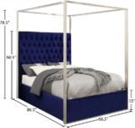 Porter Velvet Upholstered Bed - Image 3