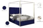 Porter Velvet Upholstered Bed - Image 4