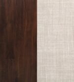 BARTON 5-PIECE ROUND WOOD DINING TABLE SET DARK BROWN - Image 15