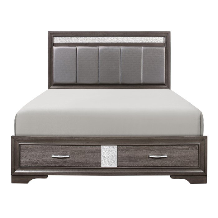 15051_noBG_front__l.jpg 1505K-1EK* Eastern King Platform Bed with Footboard Storage - Image 1