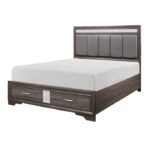 1505K-1CK* California King Platform Bed with Footboard Storage - Image 2