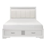 1505WK-1EK* Eastern King Platform Bed with Footboard Storage