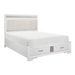 1505WK-1EK* Eastern King Platform Bed with Footboard Storage - Image 2