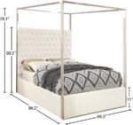Porter Velvet Upholstered Bed - Image 3