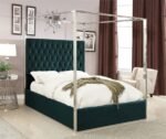 Porter Velvet Upholstered Bed - Image 2