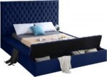 Bliss Velvet Upholstered Bed - Image 2