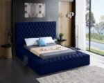Bliss Velvet Upholstered Bed - Image 3