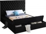 Bliss Velvet Upholstered Bed - Image 2