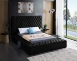 Bliss Velvet Upholstered Bed - Image 3