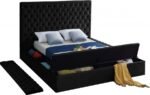 Bliss Velvet Upholstered Bed - Image 7