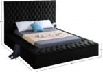 Bliss Velvet Upholstered Bed - Image 9