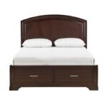 1520CHK-1EK* Eastern King Platform Bed with Footboard Storage