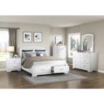 1520WHK-1CK* California King Platform Bed with Footboard Storage - Image 3